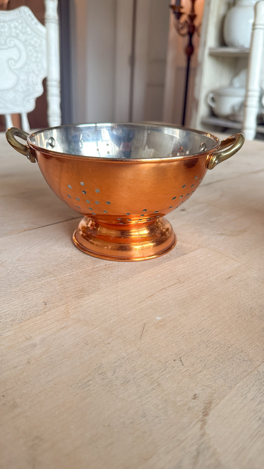 Small Copper Colander