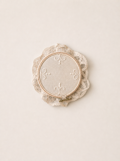5” Vintage Hooped Doily