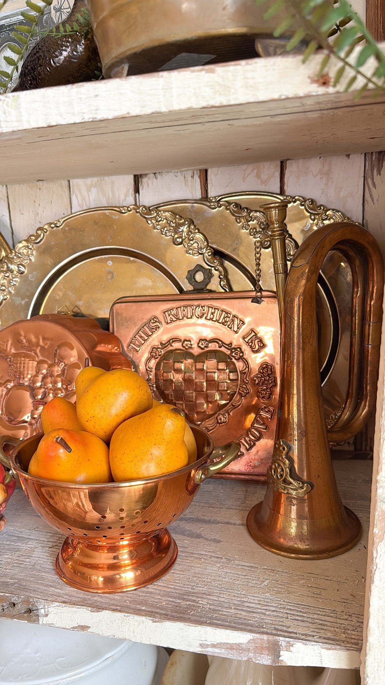 Copper ‘Seasoned with Love’ Mold