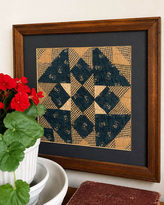 Vintage Framed Quilt