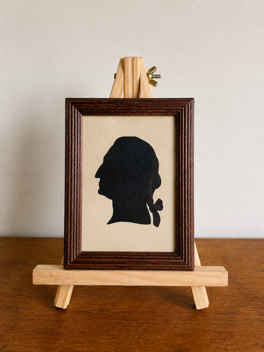 3.5”x5” George Washington Silhouette