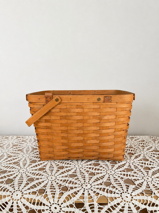 Longaberger Basket (missing one handle)