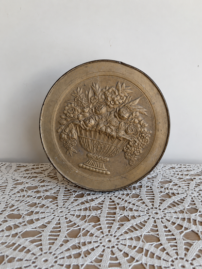Vintage Round Storage Tin