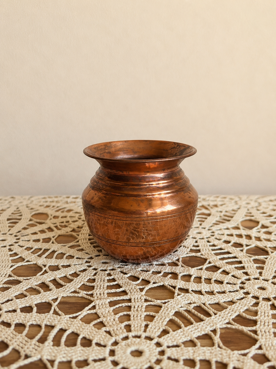 4” Tall Copper Vase