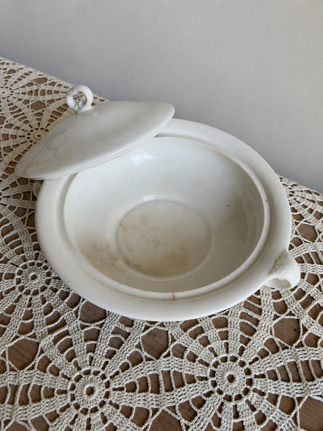 Ironstone Lidded Dish