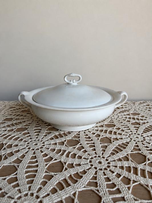 Ironstone Lidded Dish