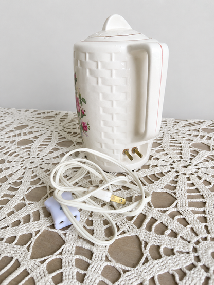 Vintage Electric Floral Teapot