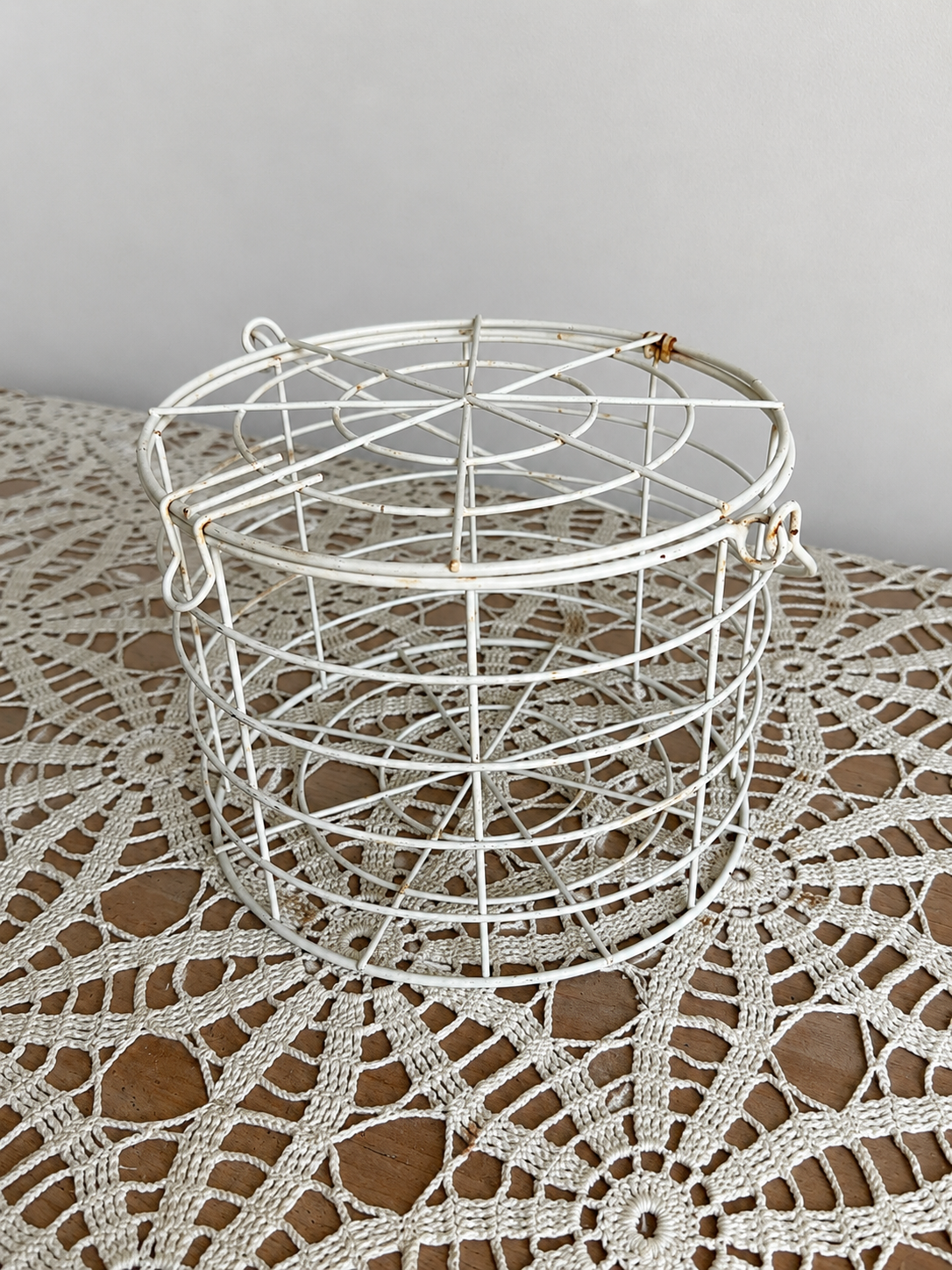 Vintage Egg Basket