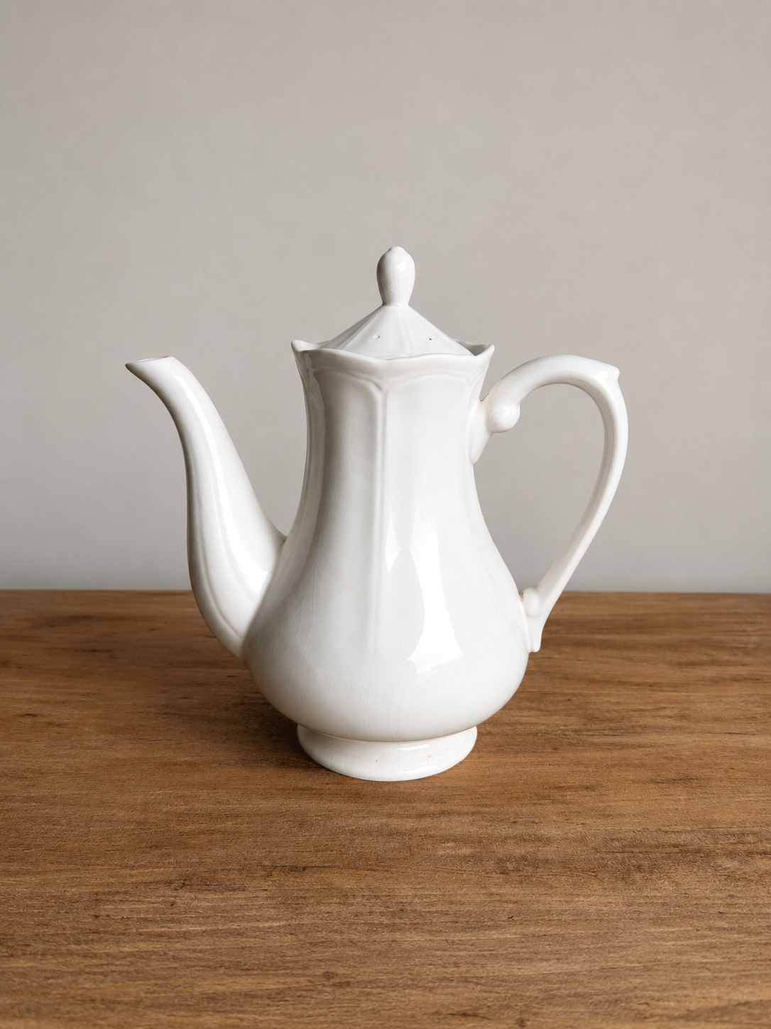 10” Tall Ironstone Teapot