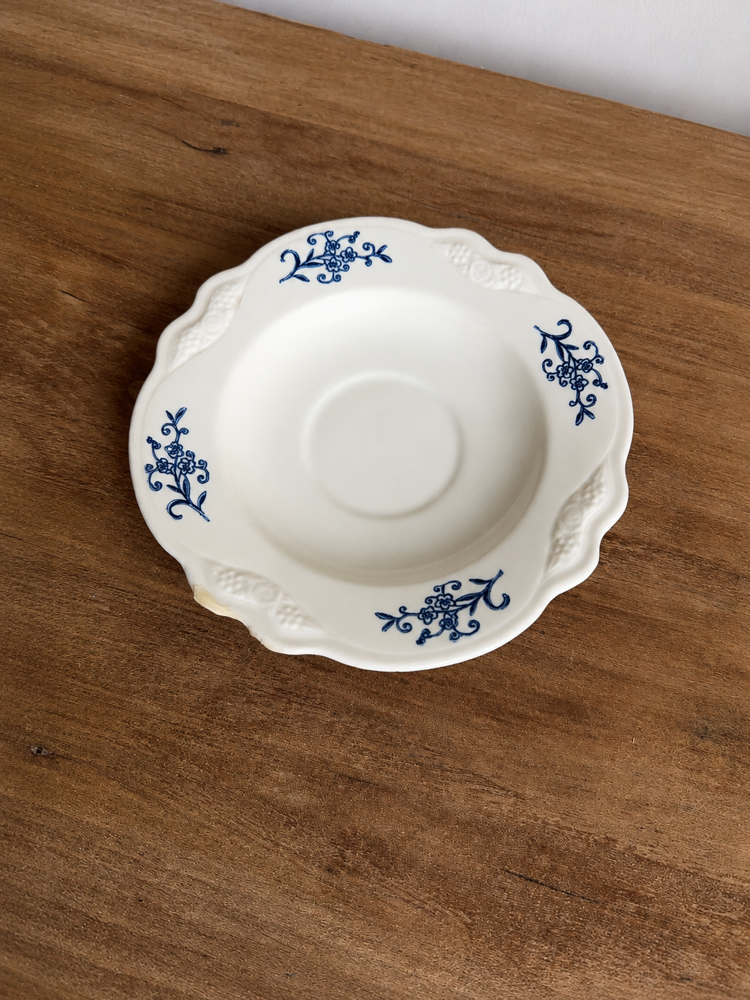 Vintage Blue True Saucer