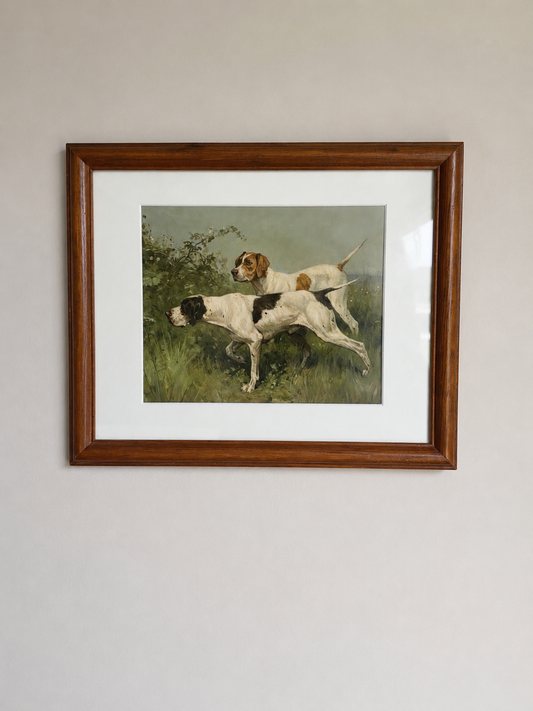 Matted Pointers in Field Print