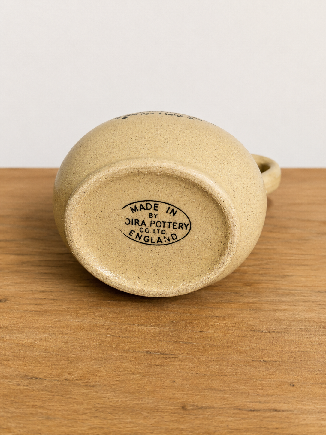 Stoneware Pitcher w/ Measurement Conversions