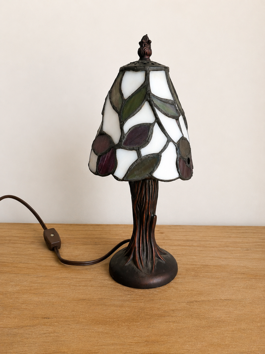 11.25” Tall Stained Glass Lamp