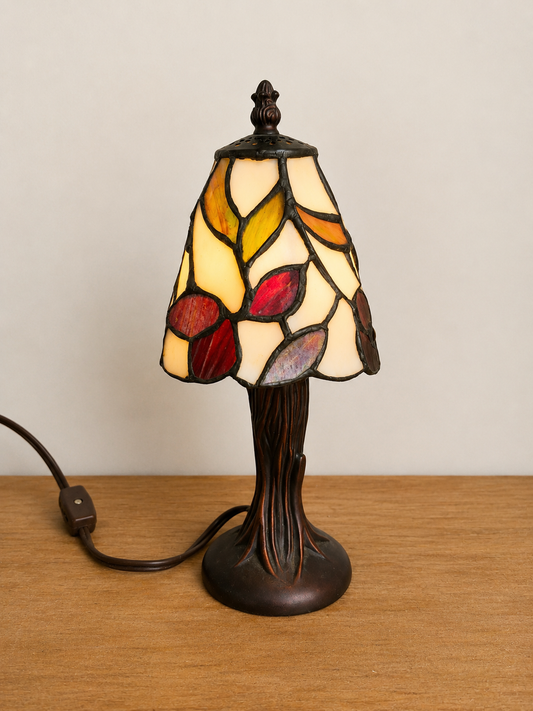 11.25” Tall Stained Glass Lamp