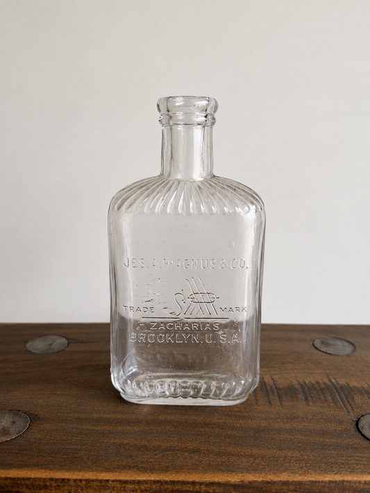 6.5” Tall Vintage Glass Bottle