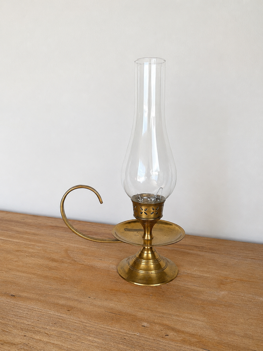 Brass Candlestick Finger Loop Handle