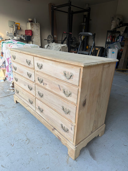 Bleached 8-Drawer Dresser