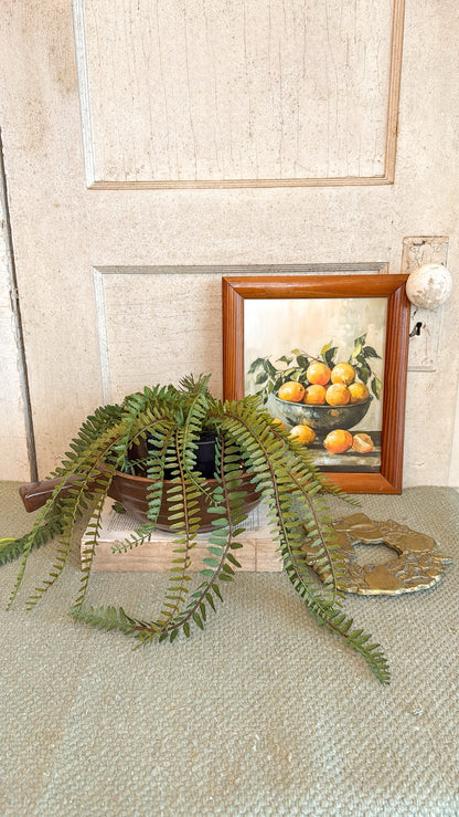 Brass Etched Fruit + Bow Trivet