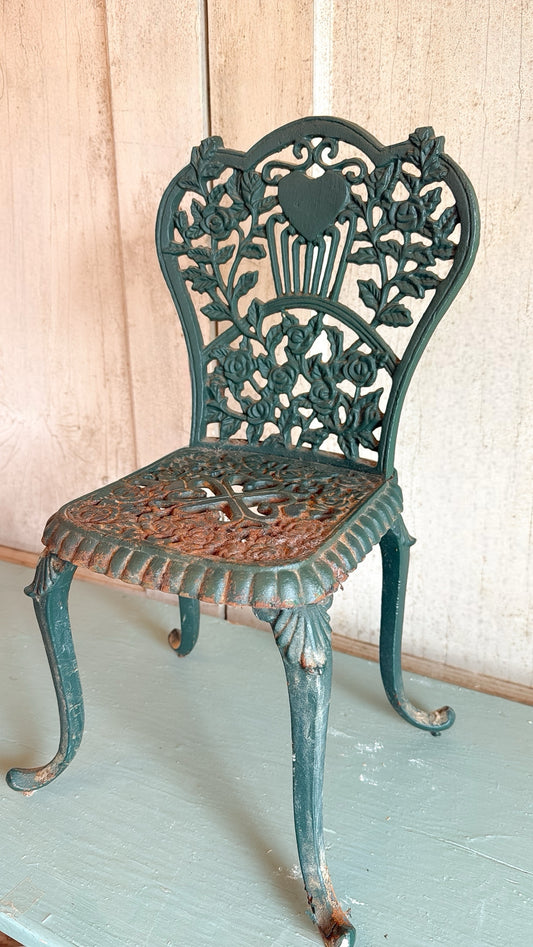 Cast Iron Display Chair