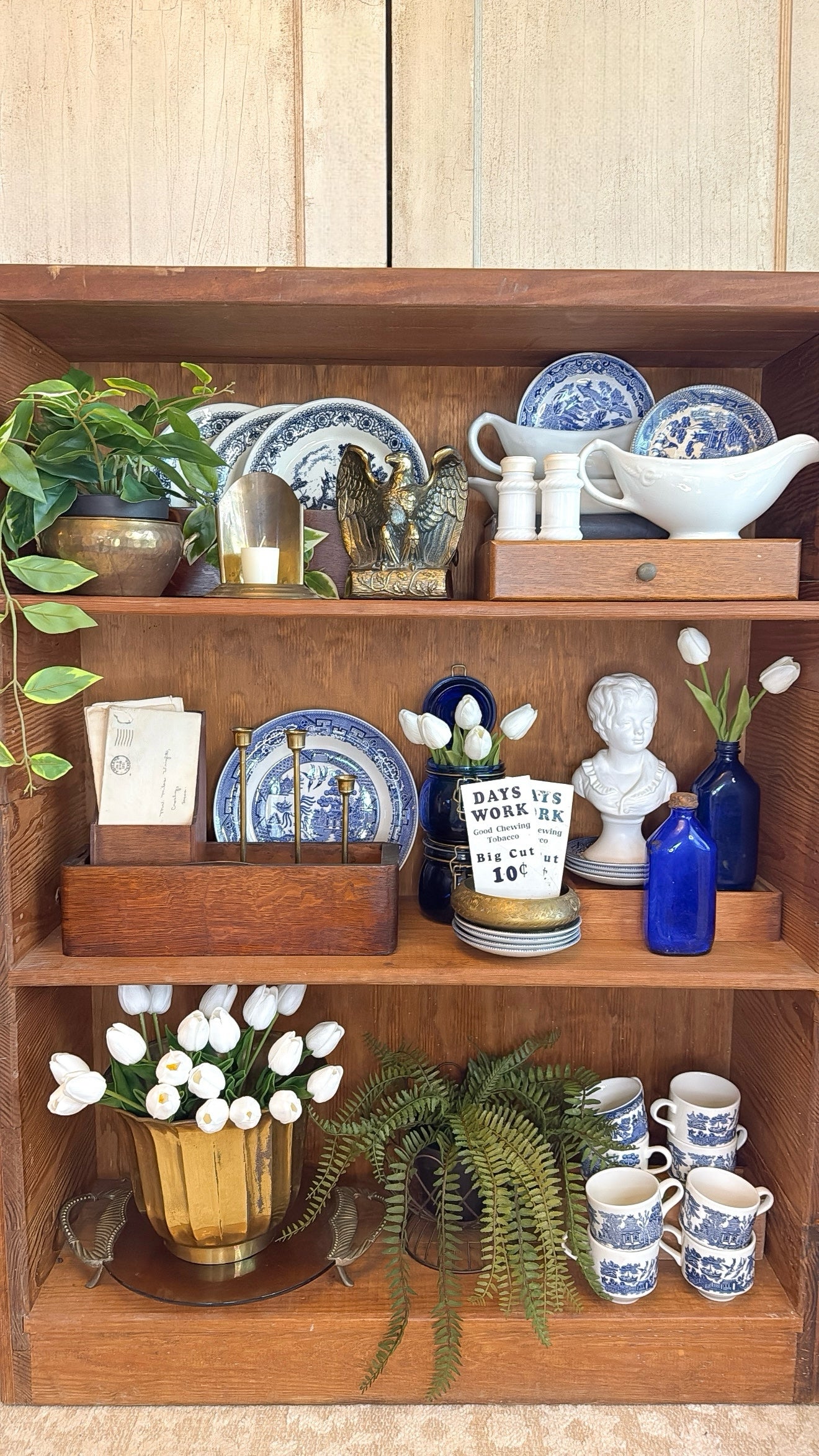 4.25" Cobalt Blue Jar w/ Latch
