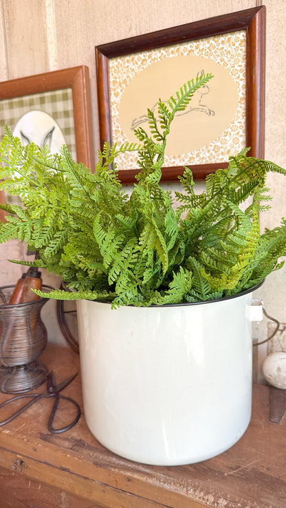 White Enamel Slop Pot