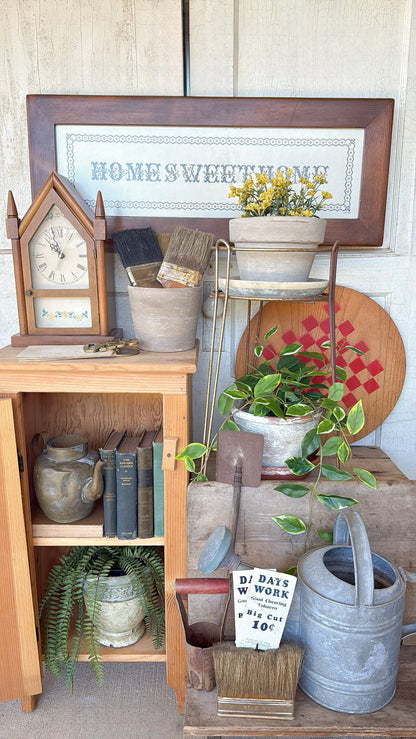 Primitive Flower Bulb Planter Hole