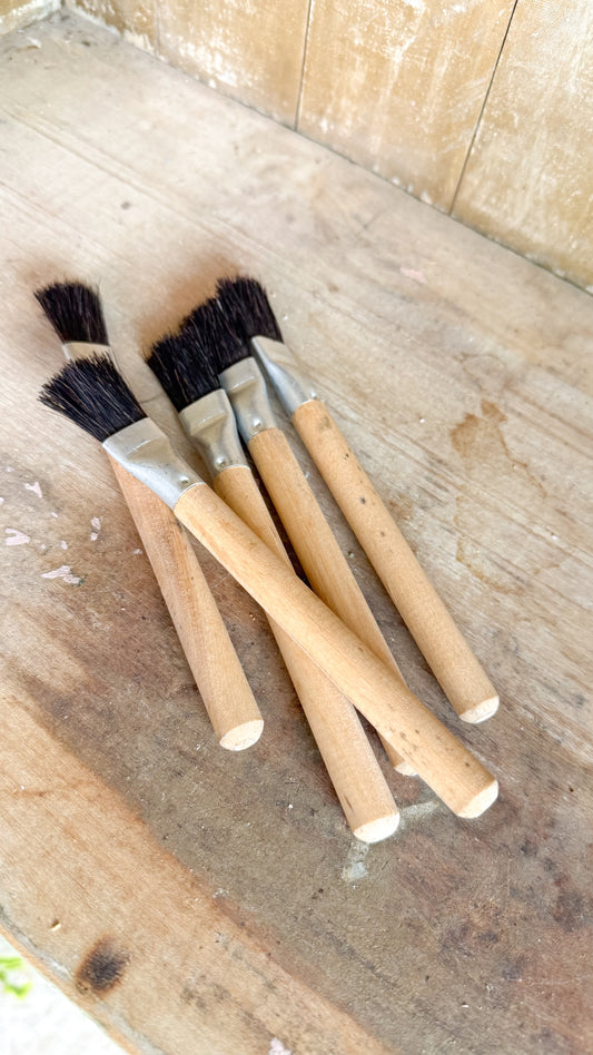 Set of 5 Old Paintbrushes