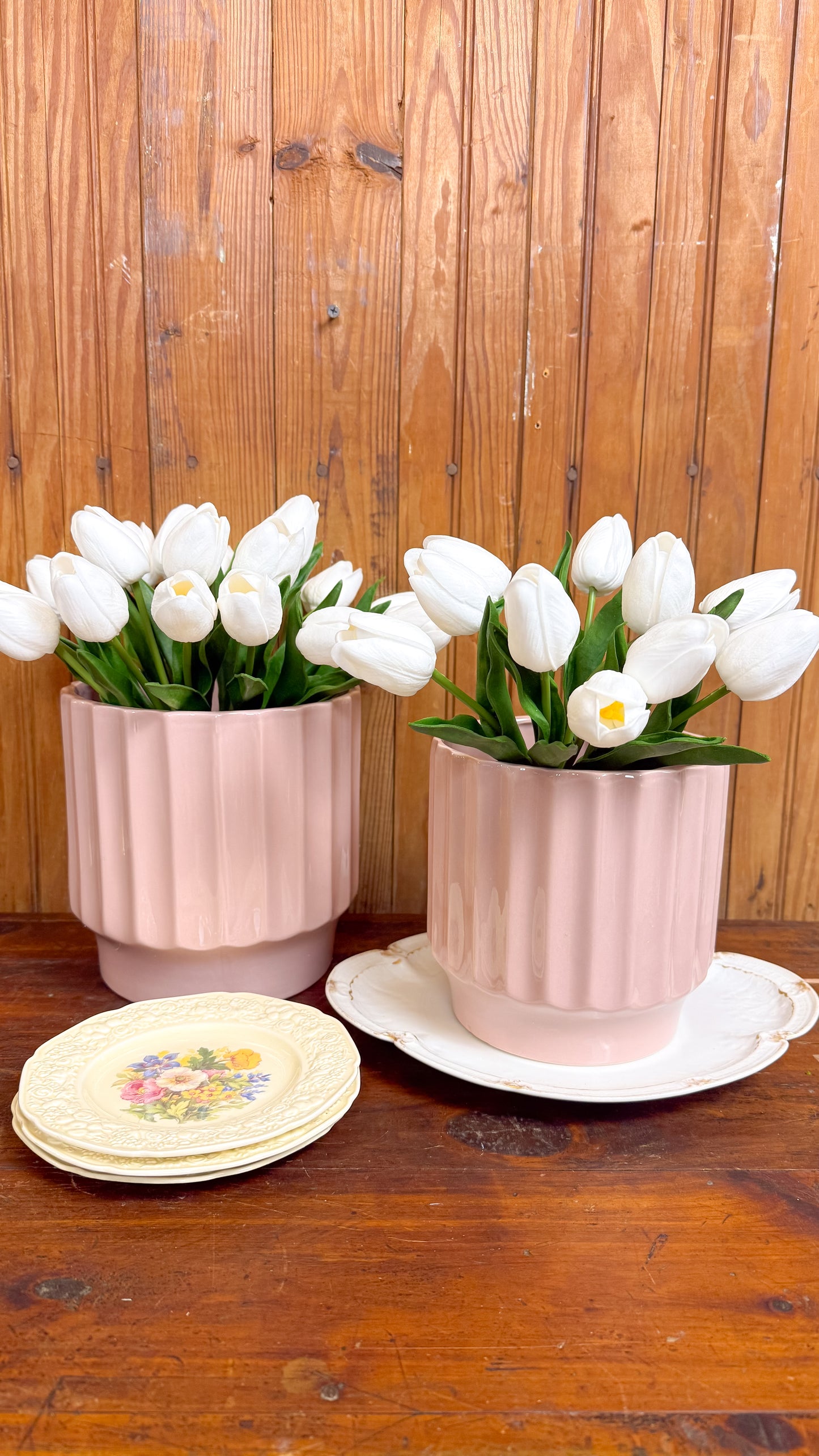 Mauve Pottery Pot