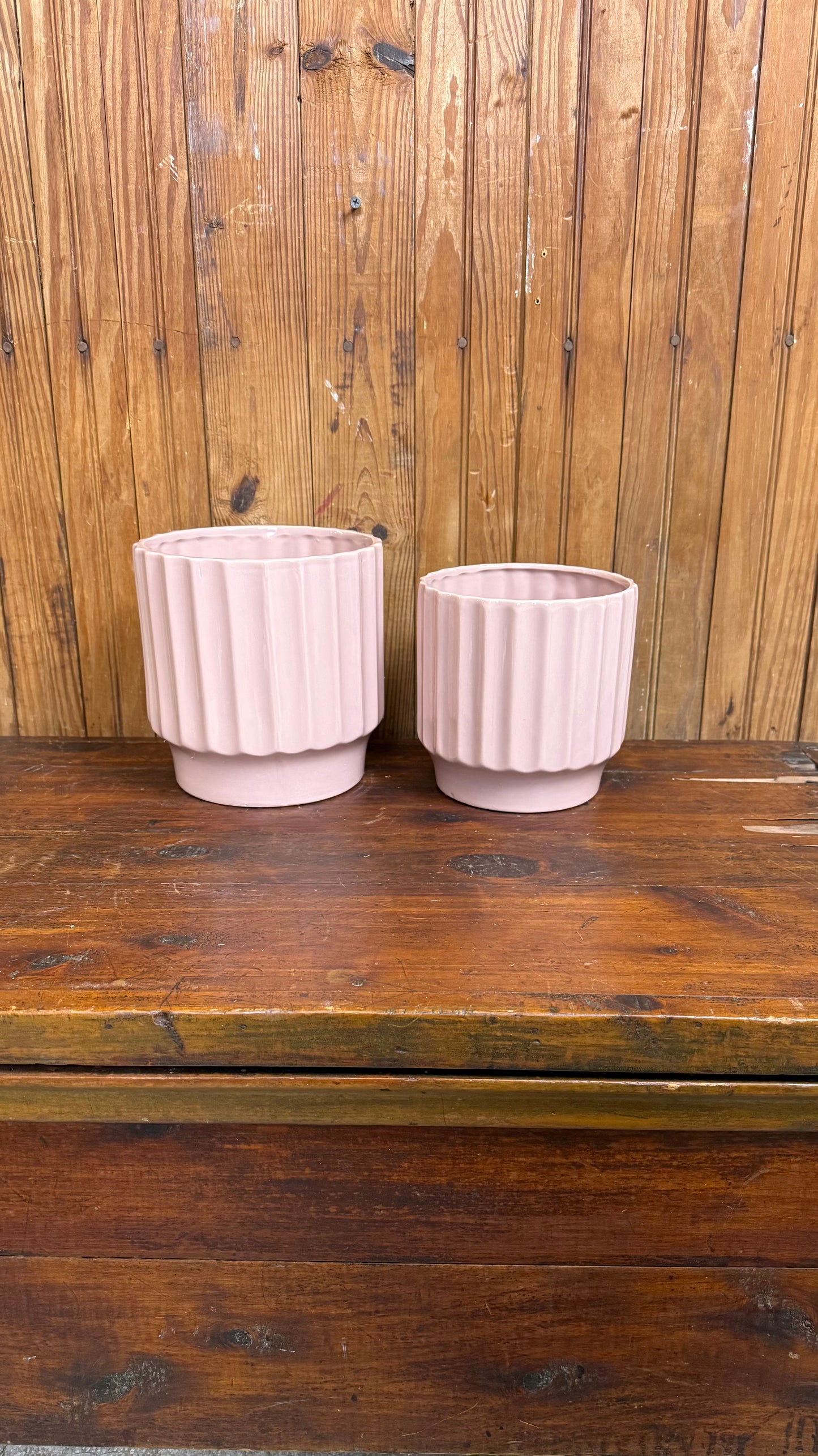 Mauve Pottery Pot