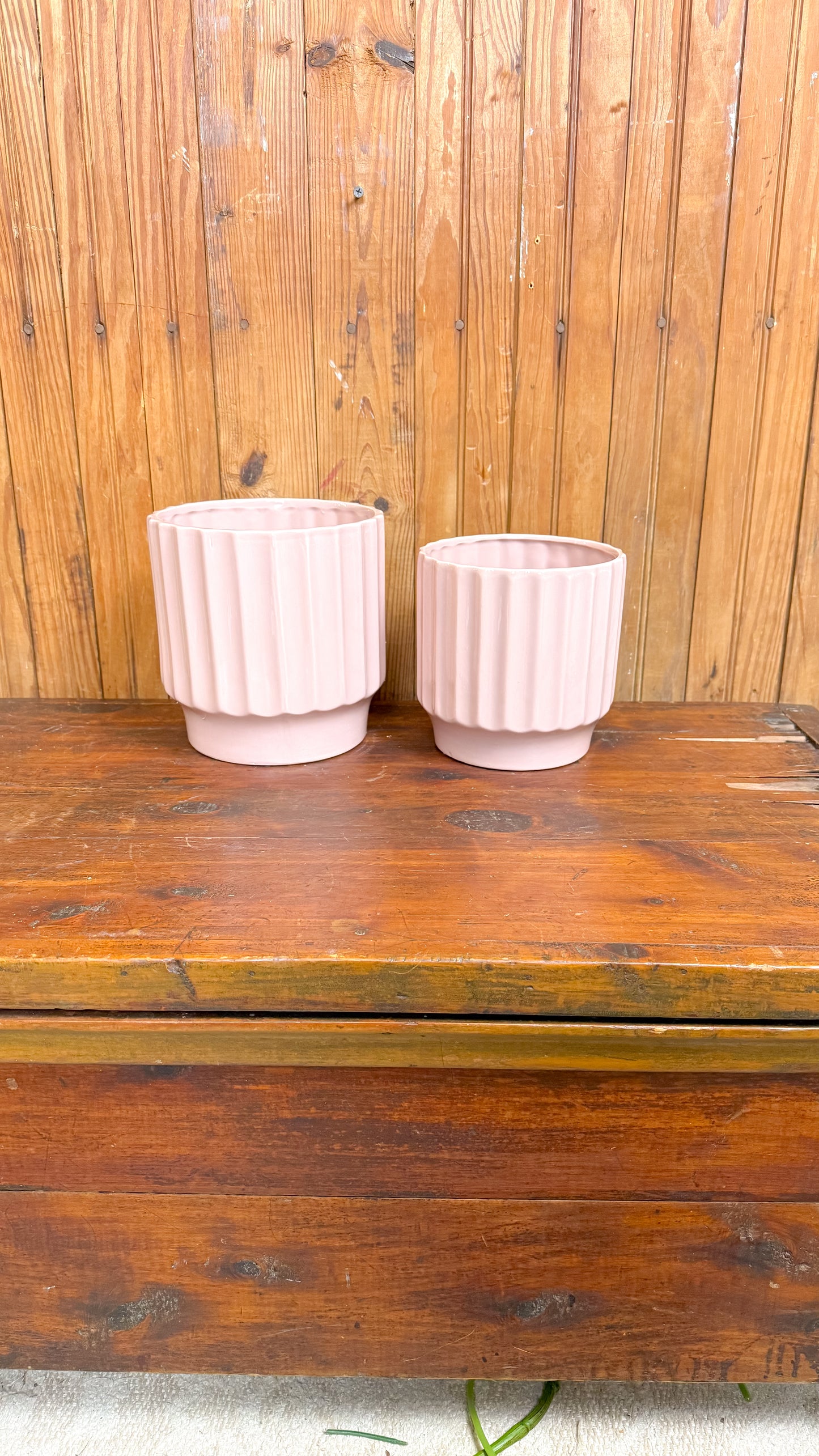 Mauve Pottery Pot